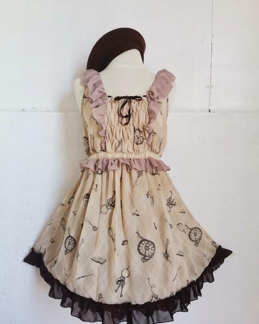 Axes Femme Vintage y Stationary Dress, Women's Fashion, Dresses & Sets