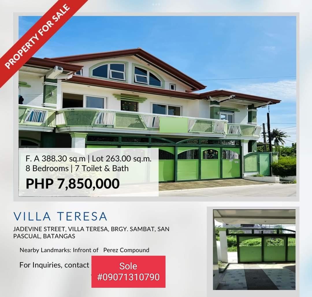 👉Batangas (San Pascual) Foreclosed House&Lot for sale in Villa Teresa