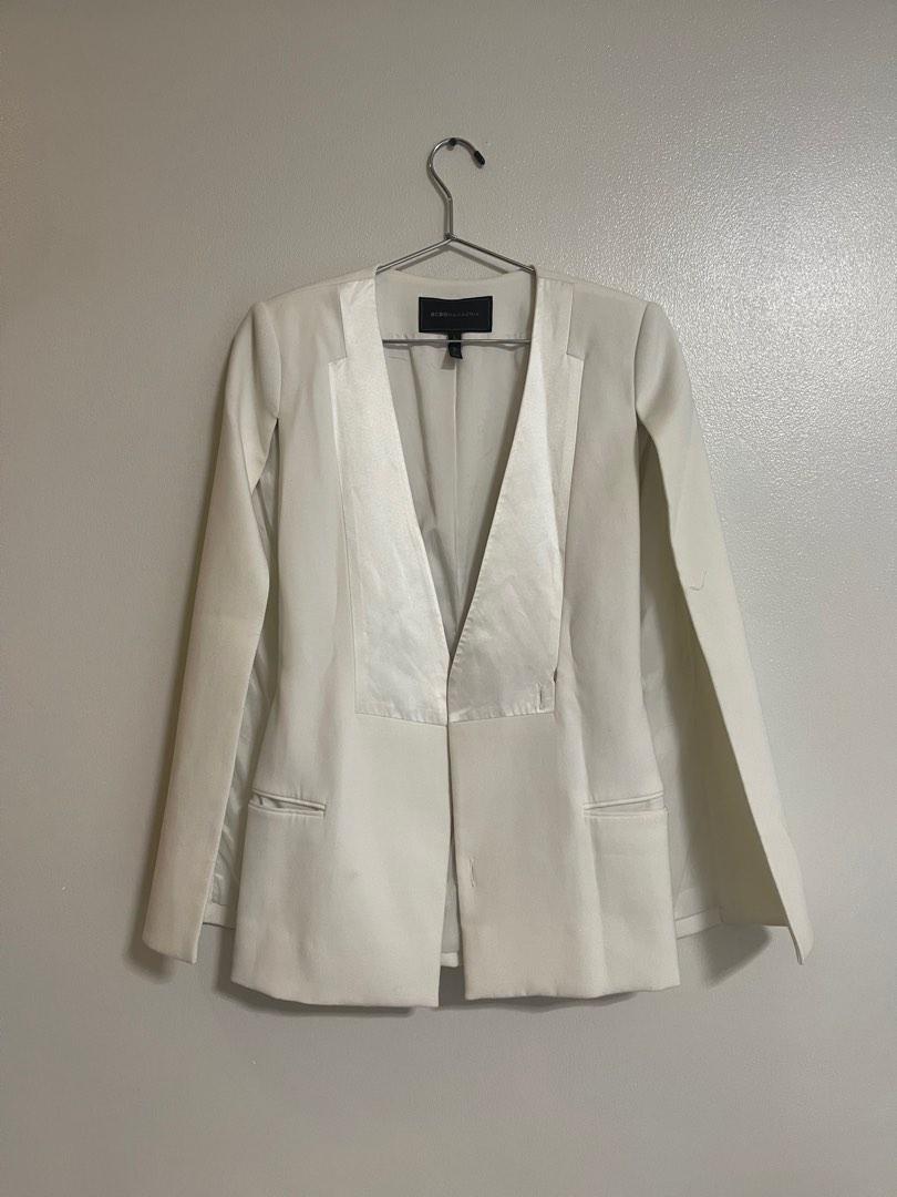 BCBG Maxazria White Blazer (Category: Coats, Jackets and Outerwear) located in Taguig. Submitted by clothingpalettemnl (Listing ID 1182336619, Image 1). Description: .