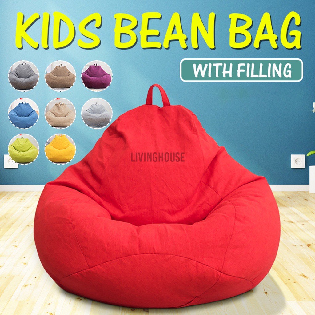 Bean Bag Chair Kids Children Child, Furniture & Home Living, Furniture