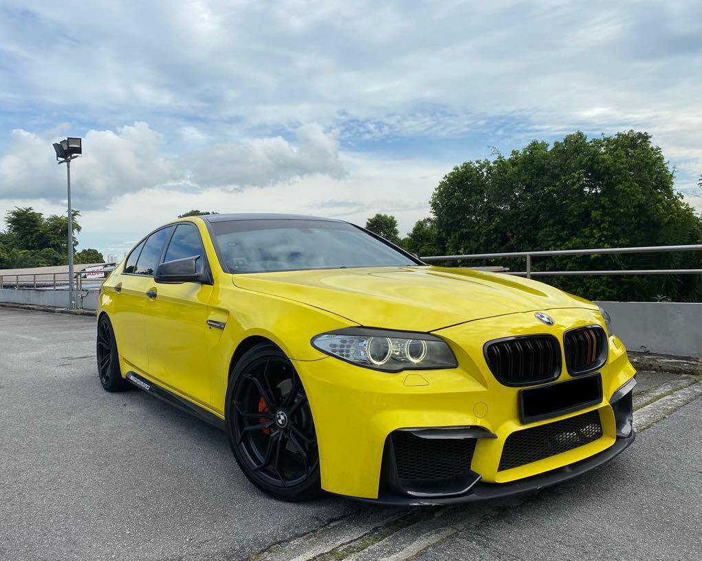 BMW M4 Conversion F10 5 Series M5 Full Bodykit with Fenders Car