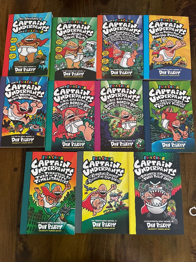 BN Full collection The Adventures of Captain Underpants, Hobbies & Toys