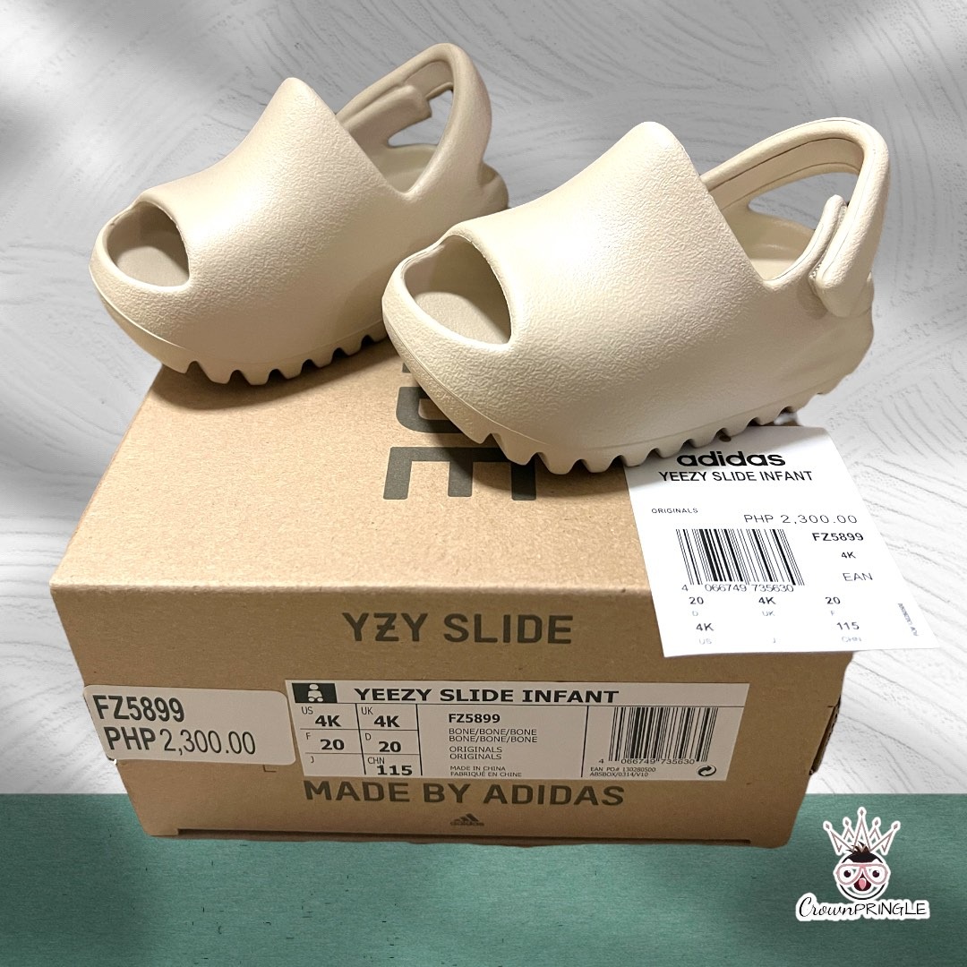 Yeezy slide bone best sale infants