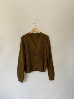 Brown Cardigan oversize