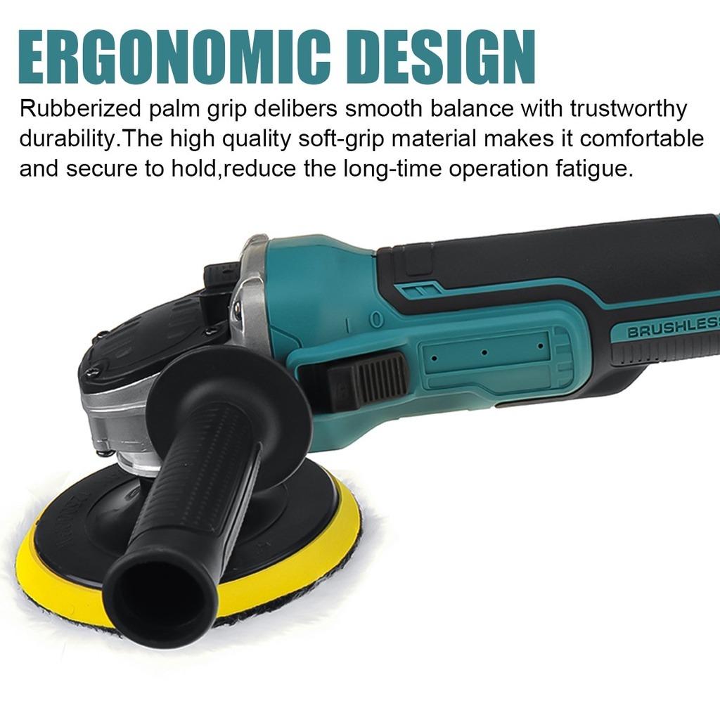Brushless Cordless Car Polisher Wireless DA Car Polishing Machine ...