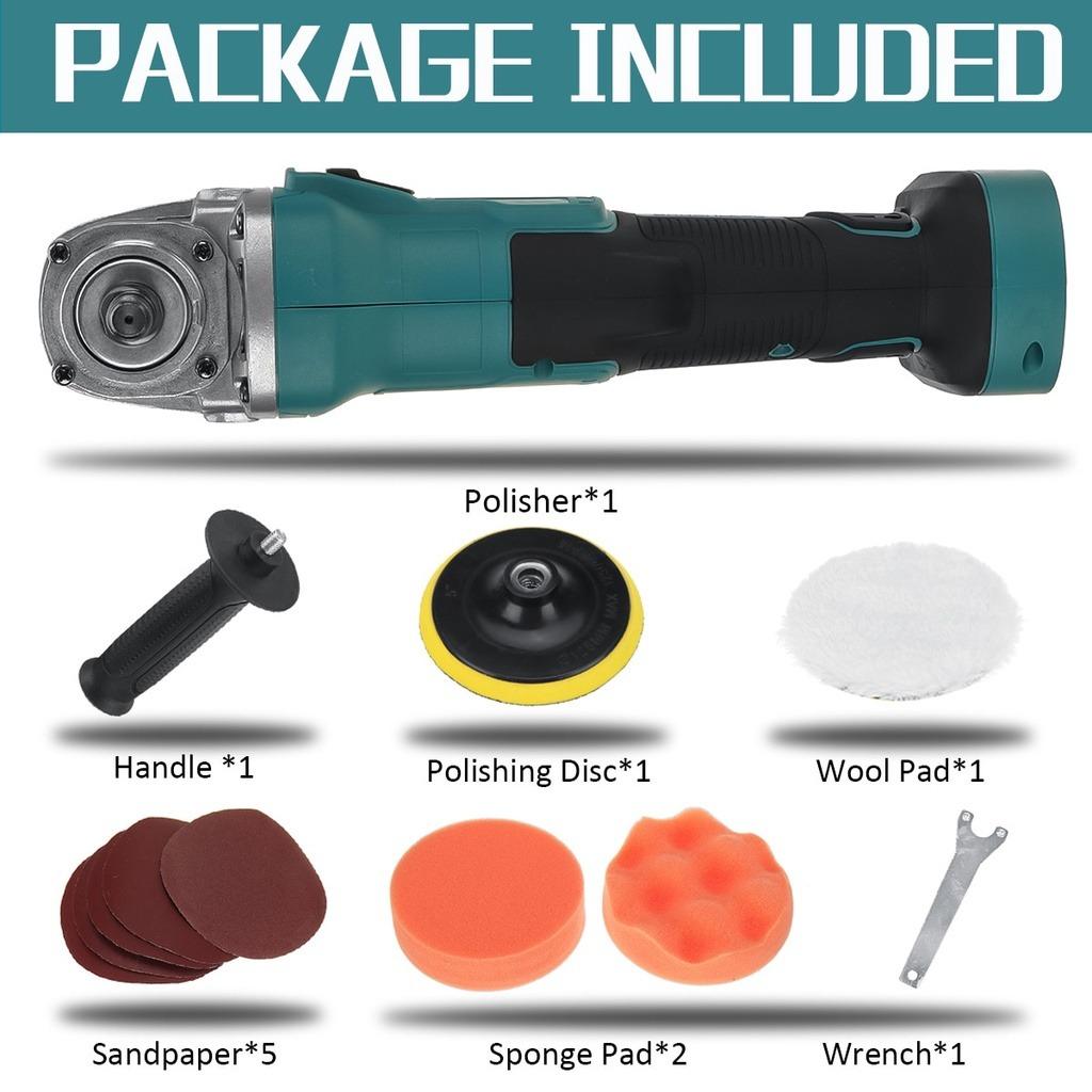 Brushless Cordless Car Polisher Wireless DA Car Polishing Machine ...