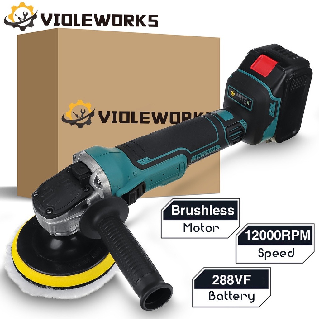 Brushless Cordless Car Polisher Wireless DA Car Polishing Machine ...