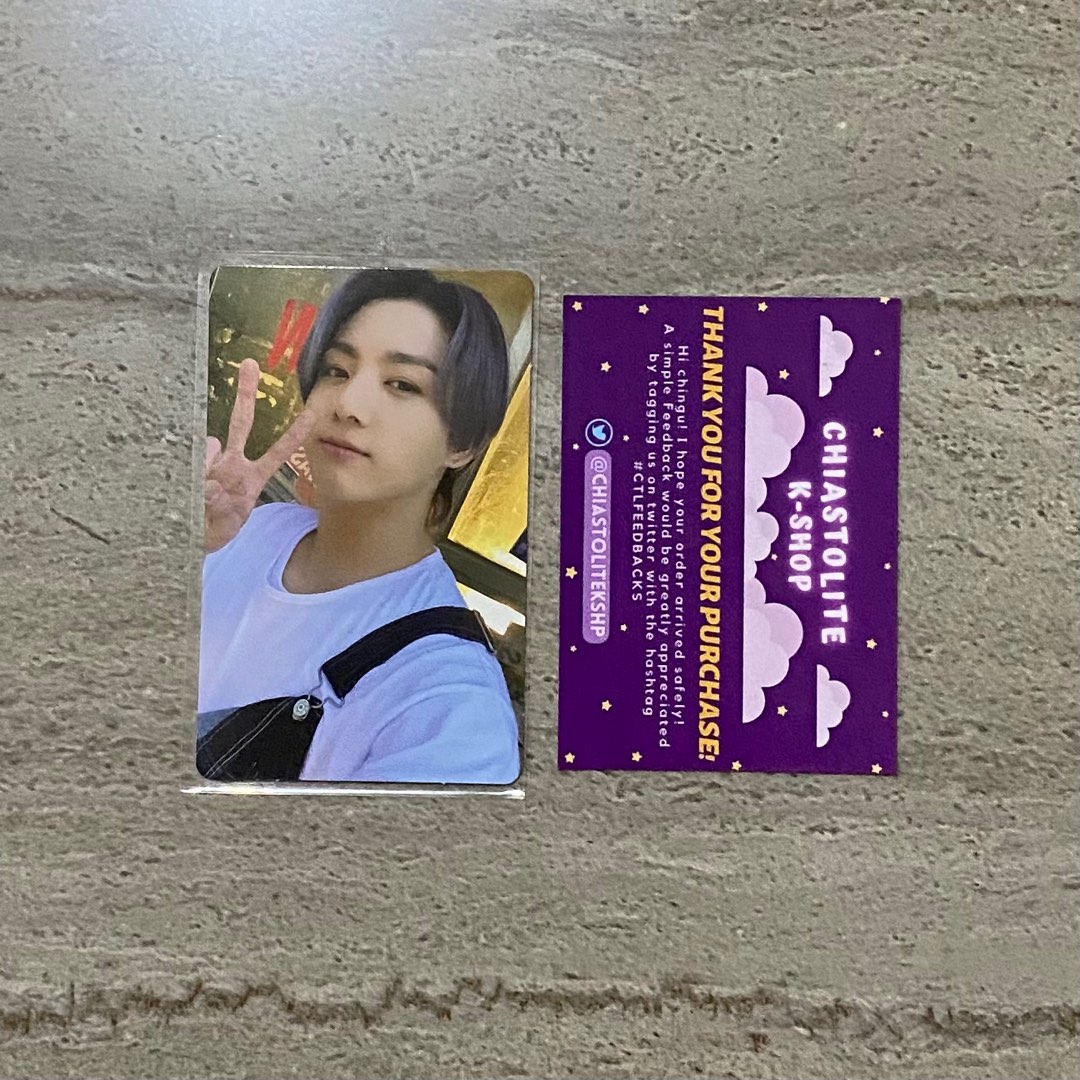 BTS JUNGKOOK BUTTER PHOTOCARD POB W/TIN CASE, Hobbies & Toys