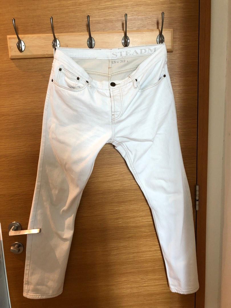 Burberry Brit white jeans Men s Fashion Bottoms Jeans on Carousell