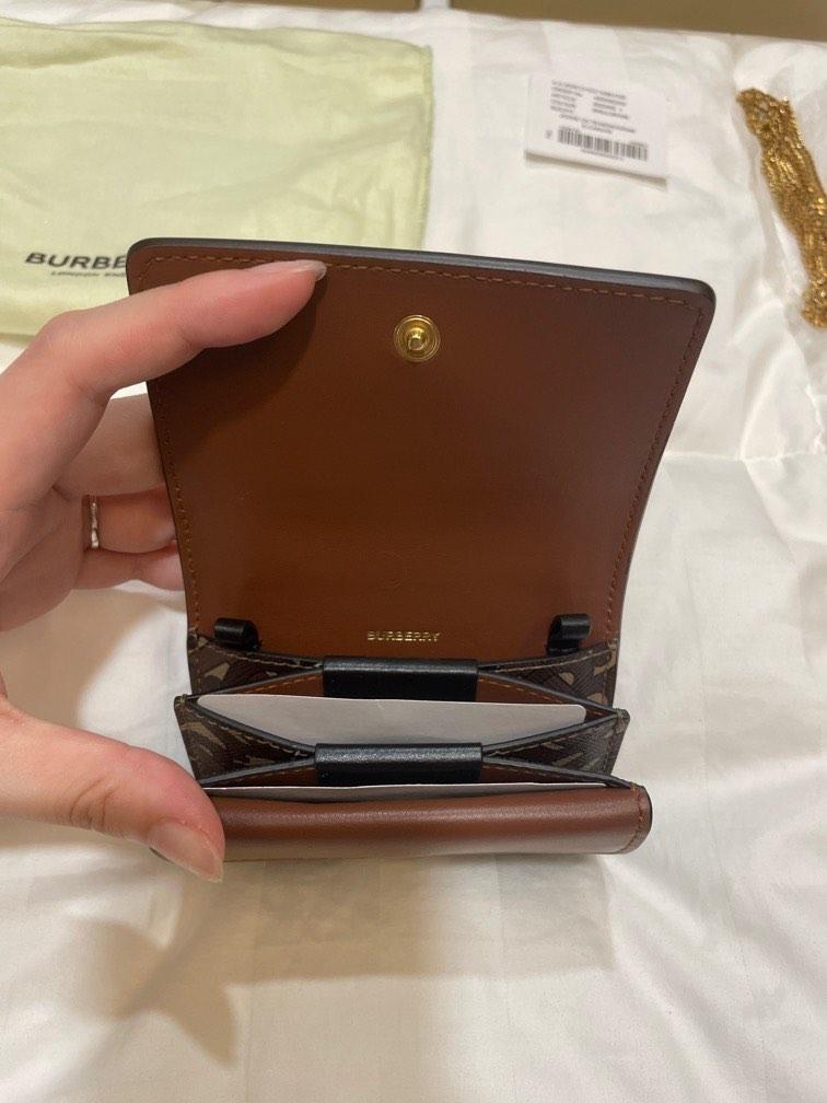 Burberry Card Holder w/ Detachable Sling, Women's Fashion, Bags