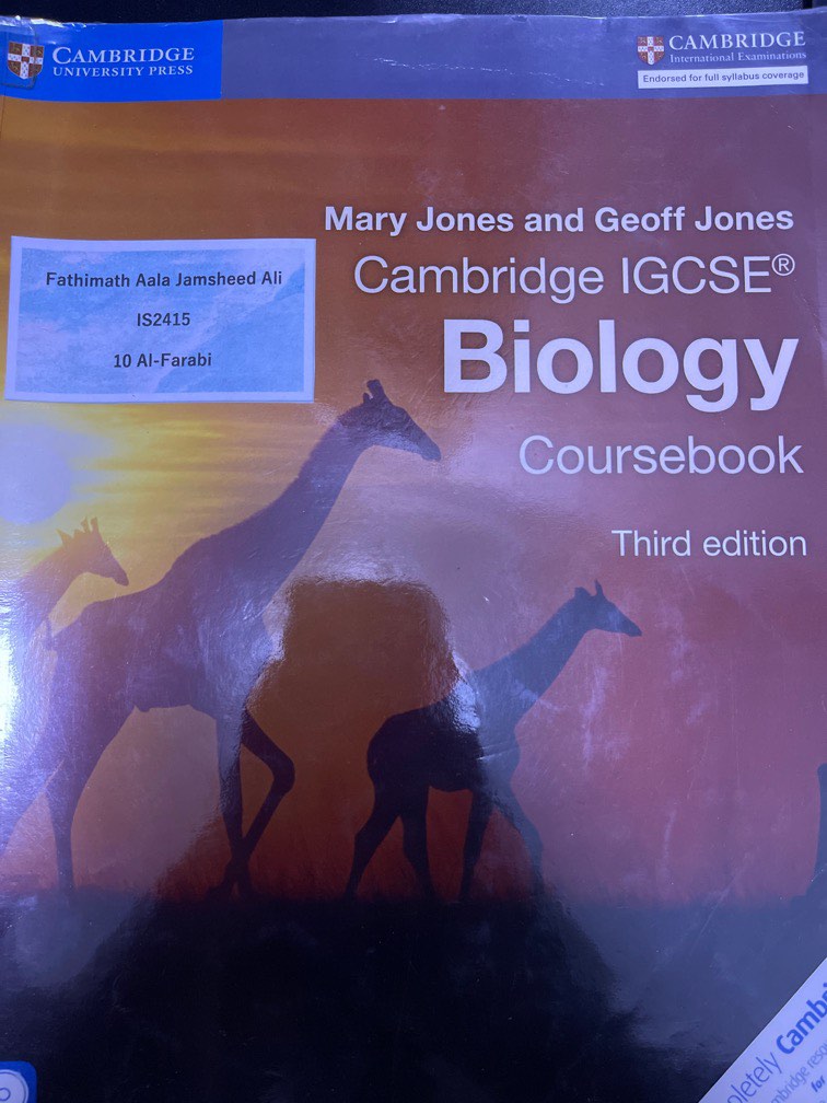 Cambridge igcse biology coursebook third edition, Hobbies & Toys, Books