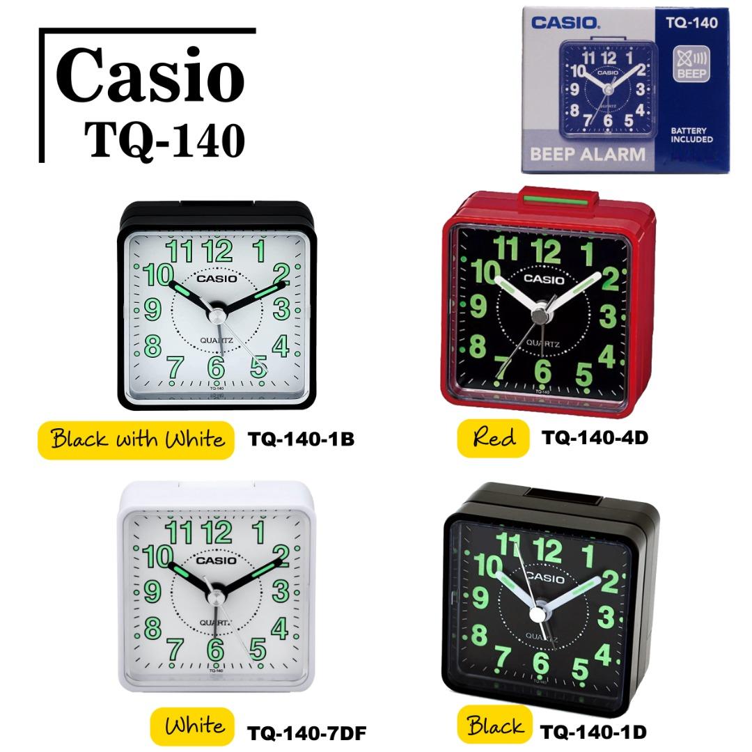 Casio Beeper Alarm Clock TQ140/TQ140 (Battery Included) on Carousell