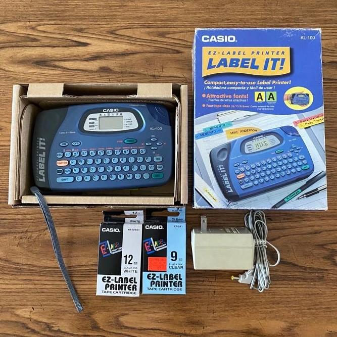 Casio EZ Label Printer KL100, 興趣及遊戲, 手作＆自家設計, 文具 Carousell