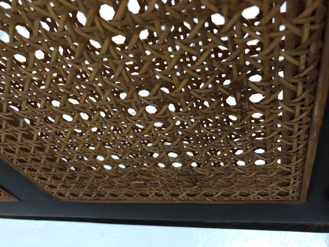 CAST IRON CANE EMBELLISHED SCREEN, Furniture & Home Living, Home Decor