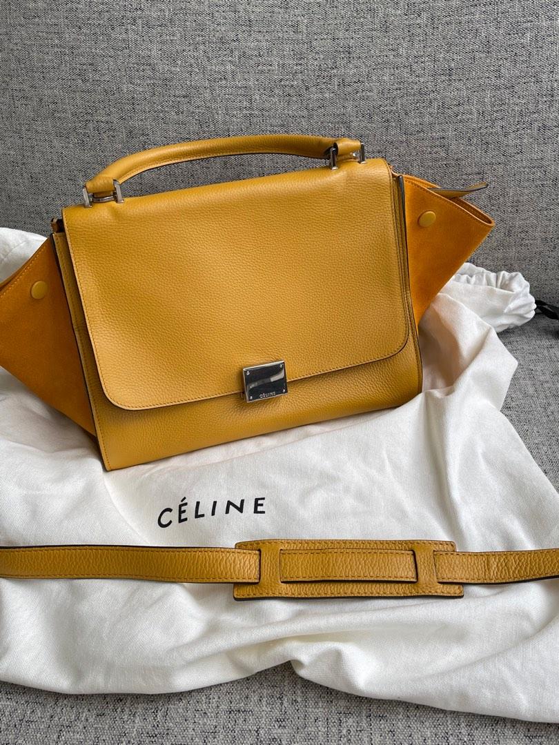 Celine trapeze yellow cheap