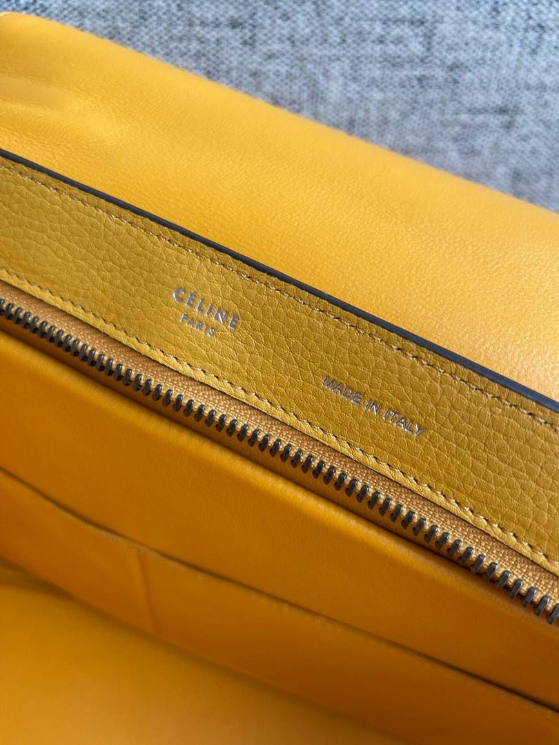 Celine Trapeze Small Ocre Yellow Like New