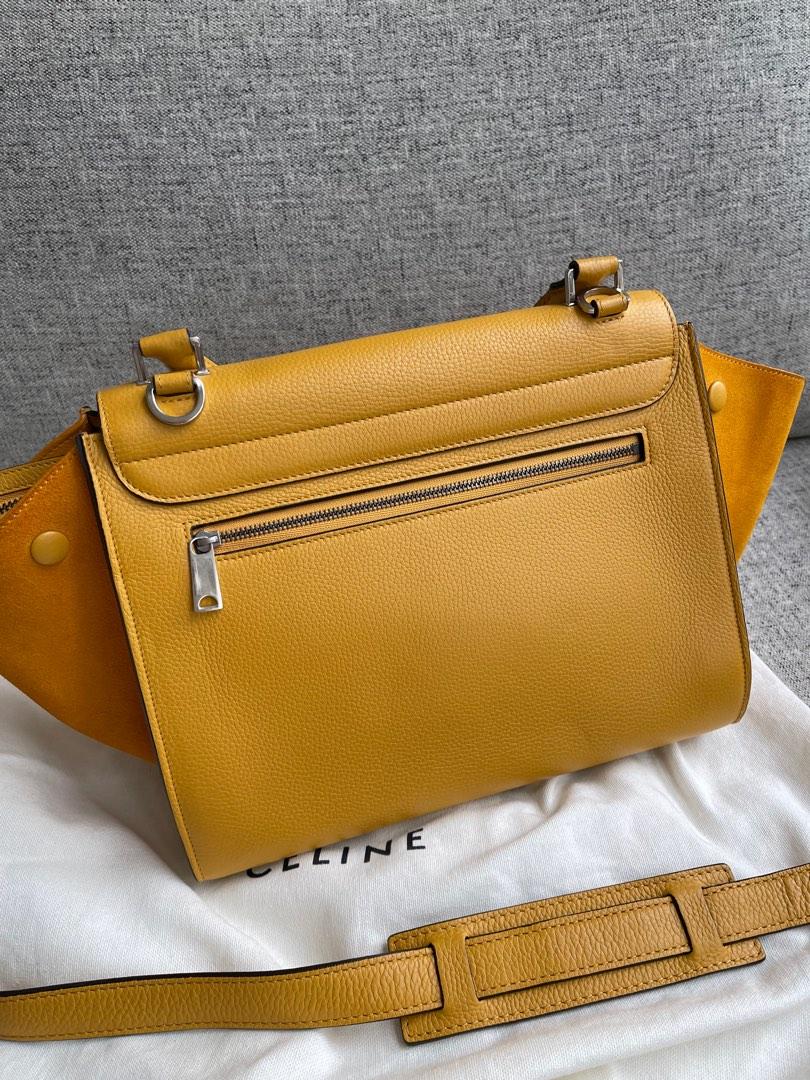 Celine belt 2024 bag yellow