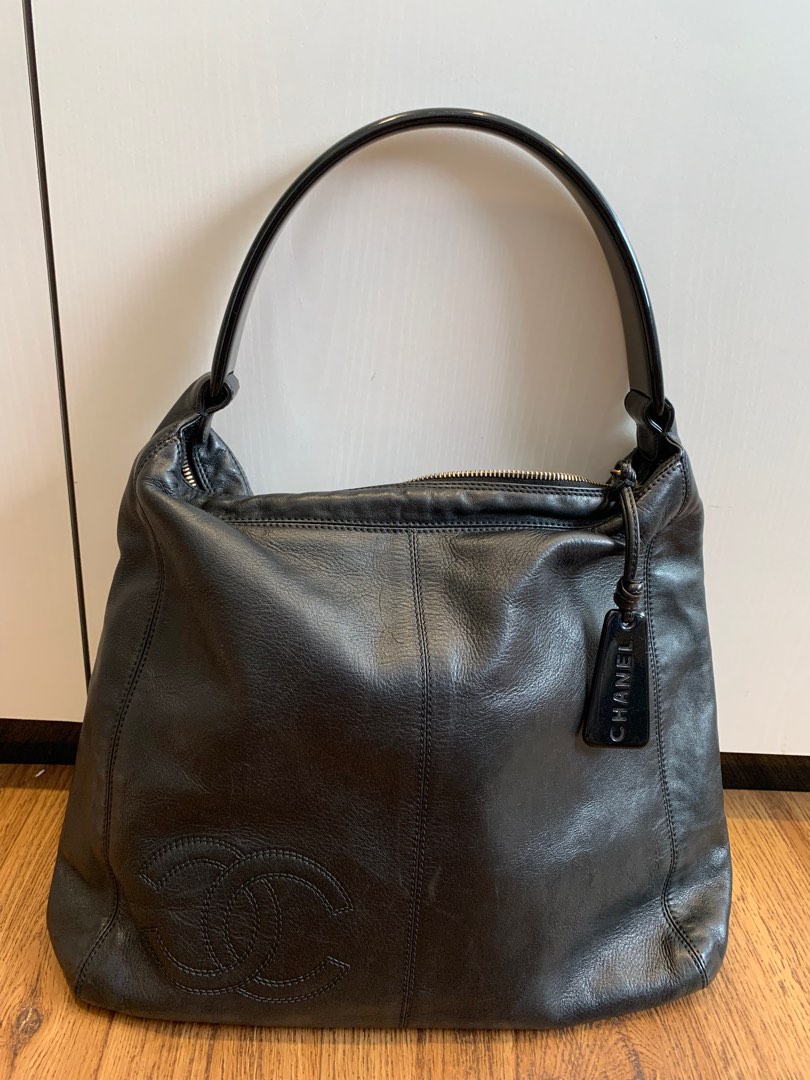 [CHANEL BLACK HOBO BAG] ❤️, Luxury, Bags & Wallets on Carousell