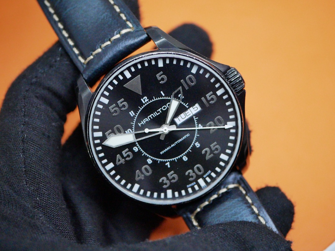Hamilton khaki best sale aviation pilot 46mm