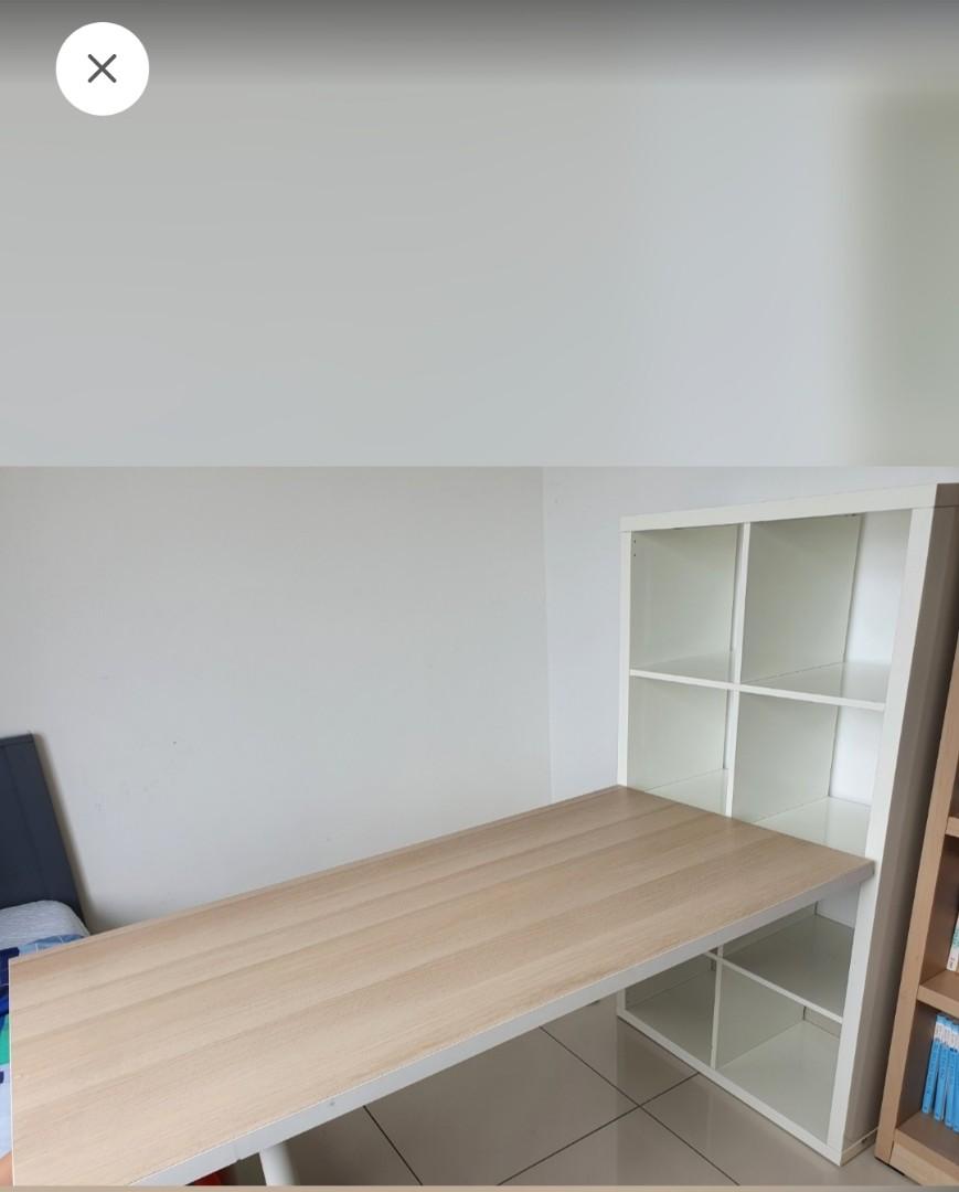 Linnmon outlet kallax desk