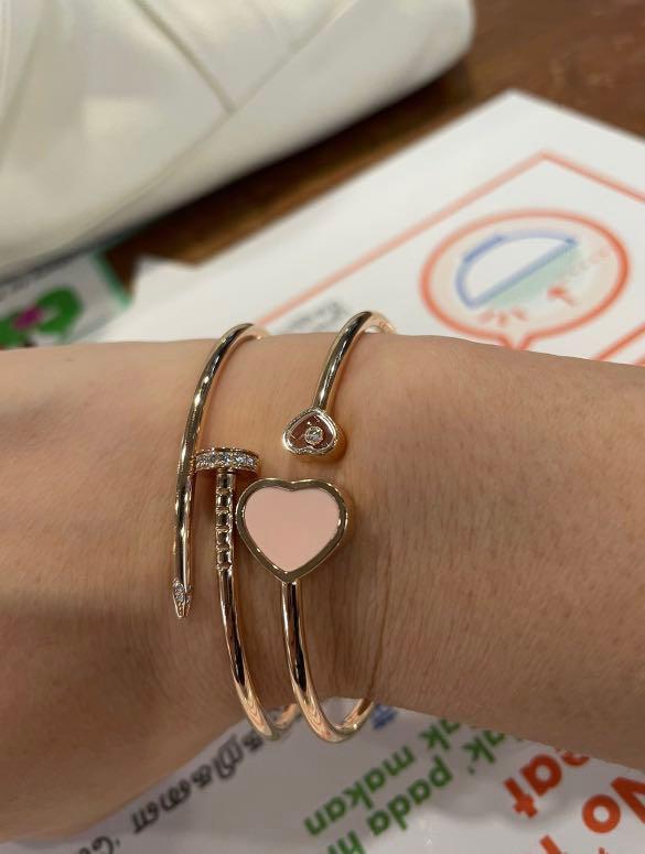Chopard heart bangle best sale