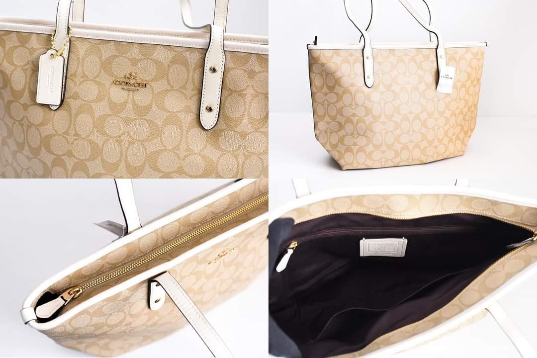 Coach f58292 city zip tote in signature online