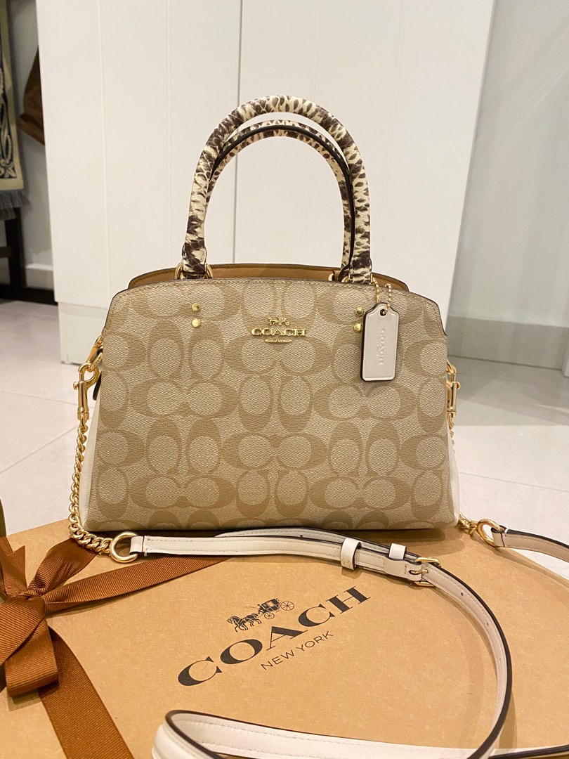 Snake print coach sale purse