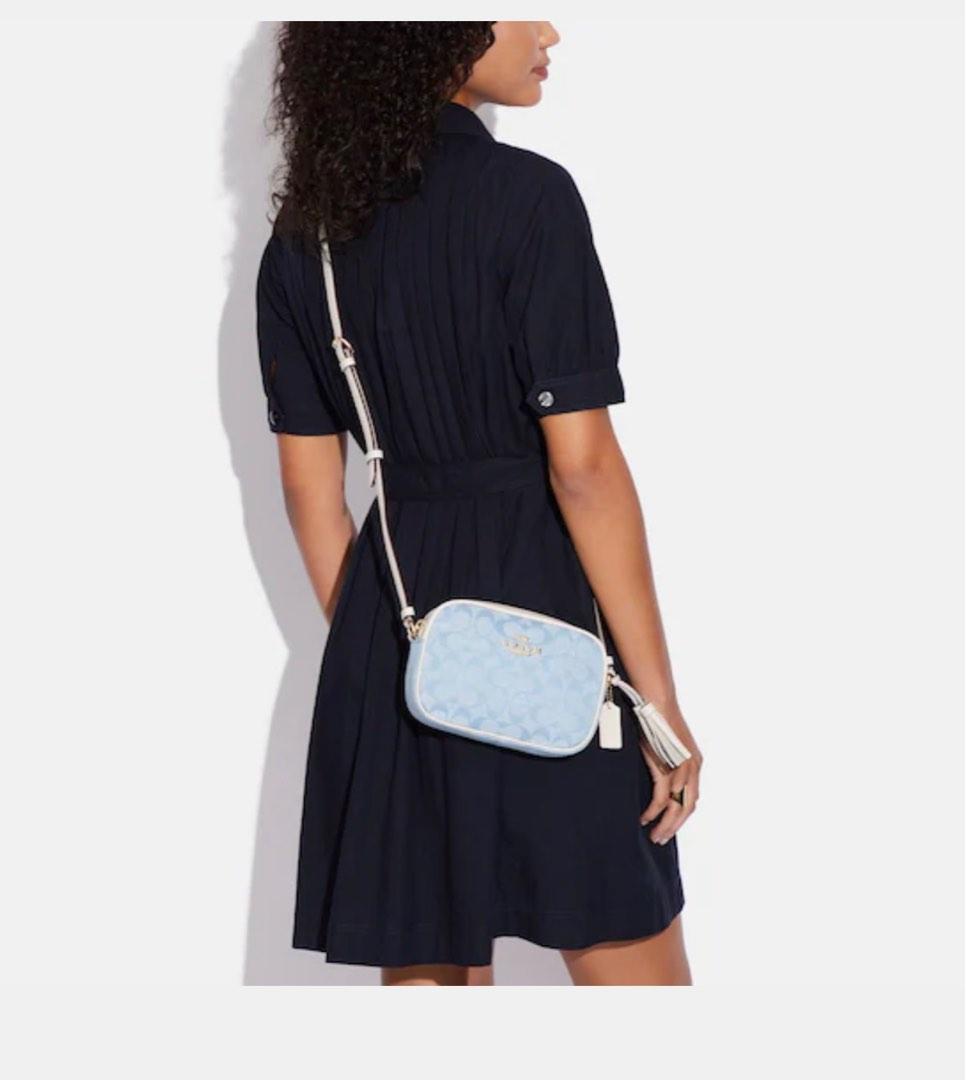 Coach Mini Jamie Camera Bag In Signature Chambray, Women's Fashion