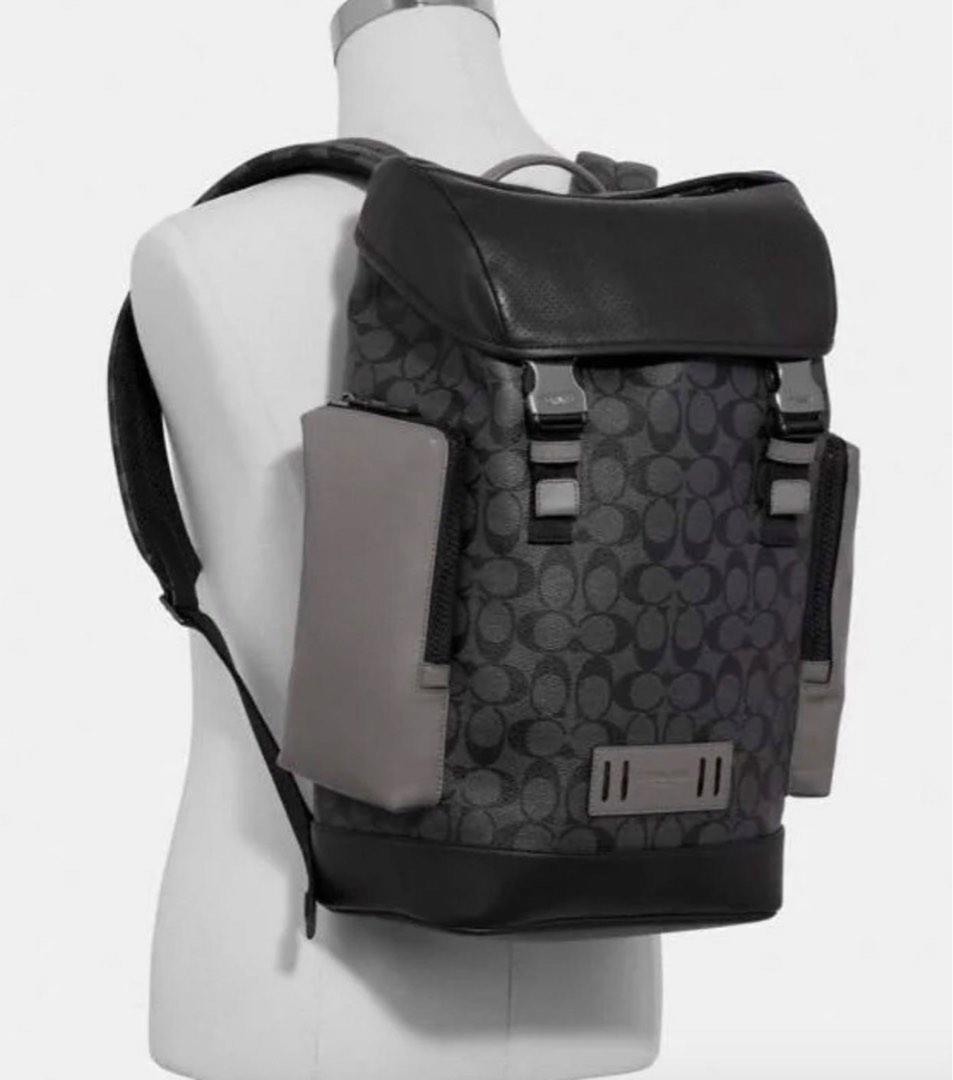 Coach Ranger Backpack in Signature Canvas, Men's Fashion, Bags