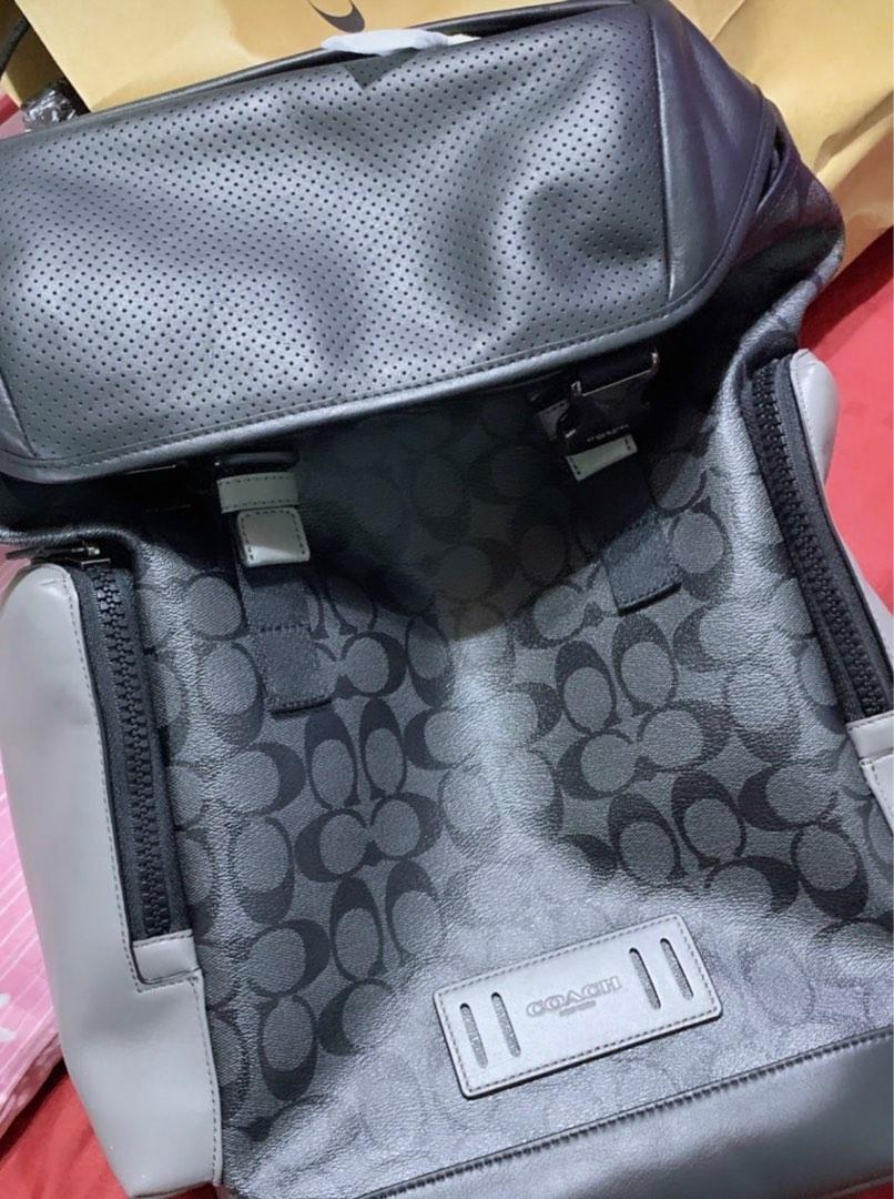 Coach Ranger Backpack in Signature Canvas, Men's Fashion, Bags