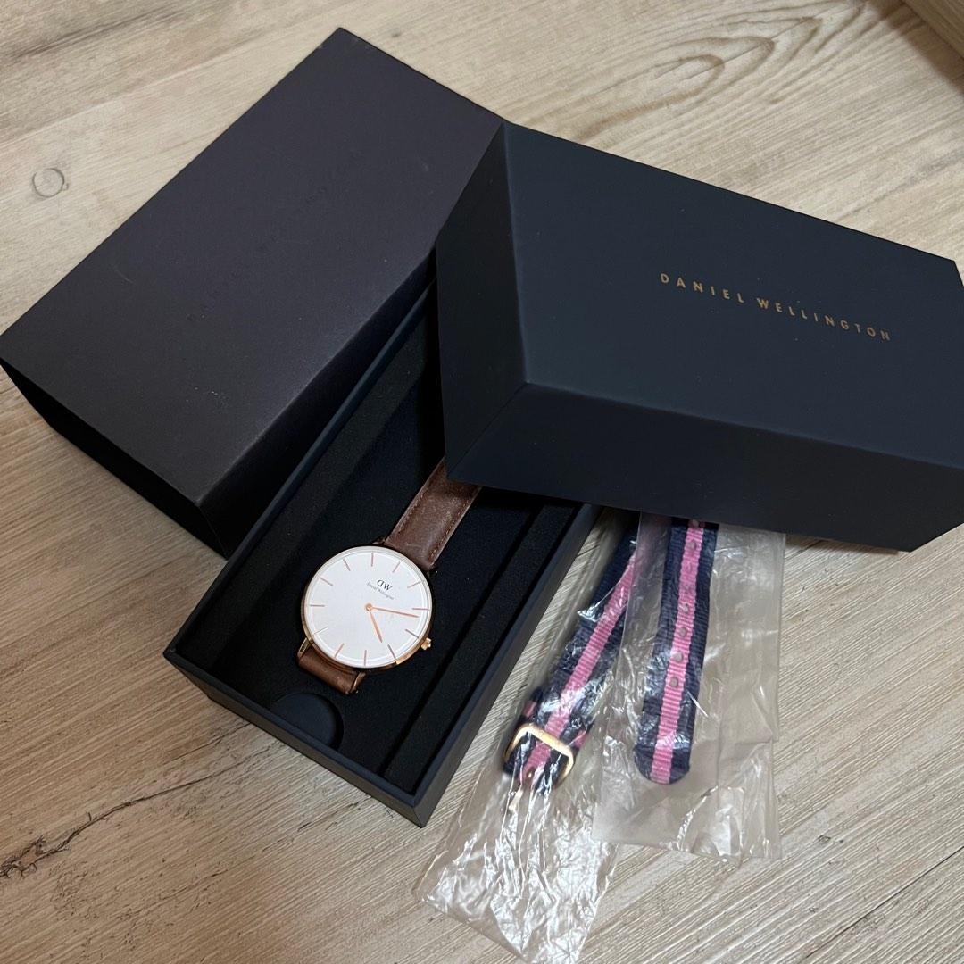 Daniel Wellington Women s Watch Leather Fabric Strap