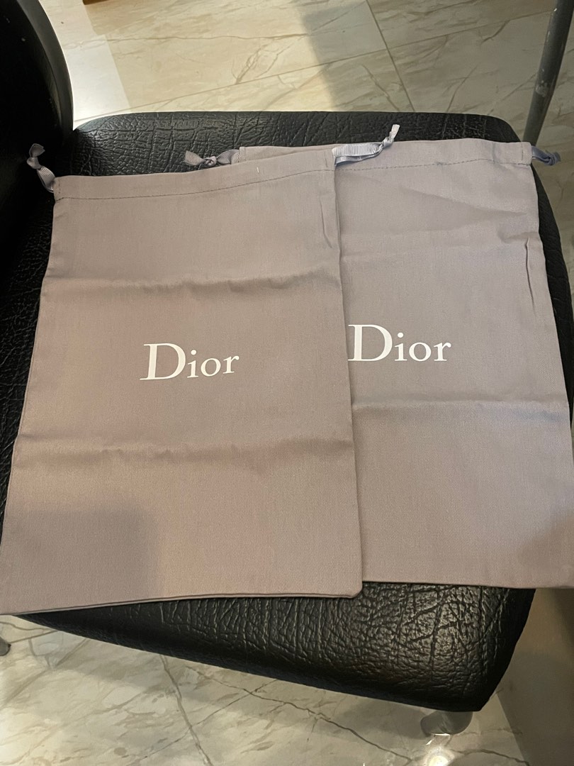 Dior Shoe Dustbag, Luxury, Accessories on Carousell