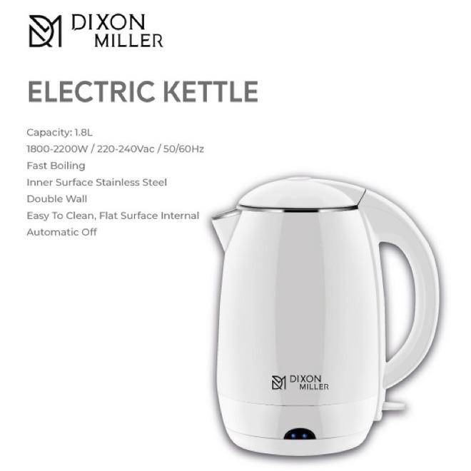 Dixon Miller Electric Kettle 1.8L IBG0498, TV & Home Appliances
