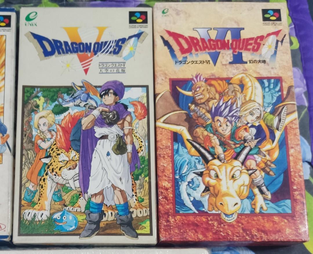 Dragon Quest V 5 Tenkū No Hanayome Nintendo Super Famicom SNES JAPONAIS