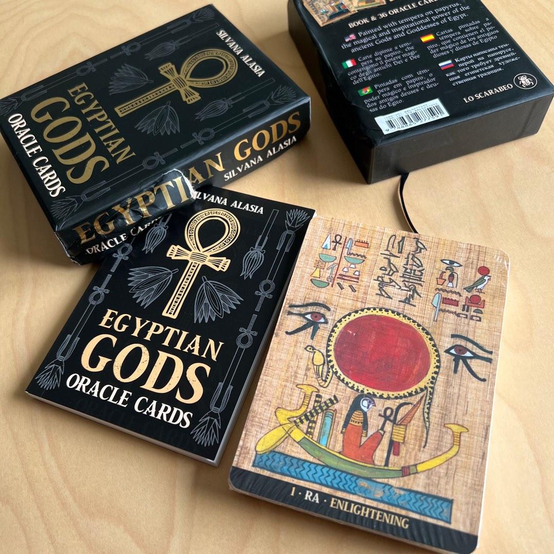 Egyptian Gods Tarot Cards, Hobbies & Toys, Toys & Games on Carousell