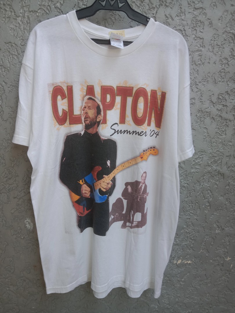 Eric clapton tour shirt, Men's Fashion, Tops & Sets, Tshirts & Polo