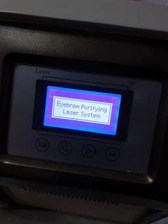 Eyebrown purifying laser system