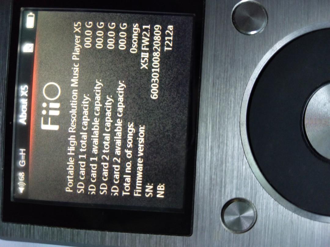 FiiO X5 (2nd Gen) Portable High-Resolution Audio Player X5-II
