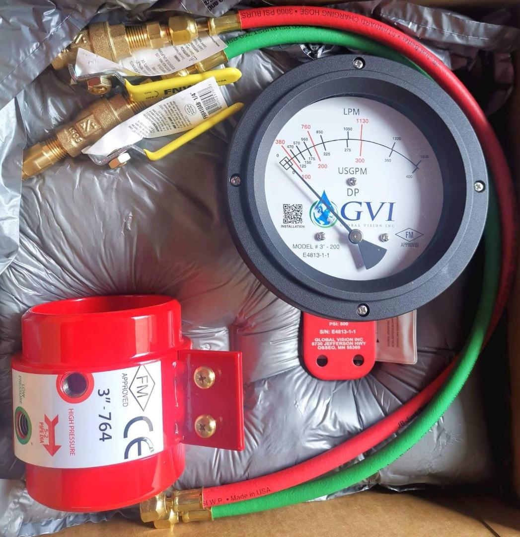 Fire Pump Test Meters / Flow Meter Venturi Type, Commercial
