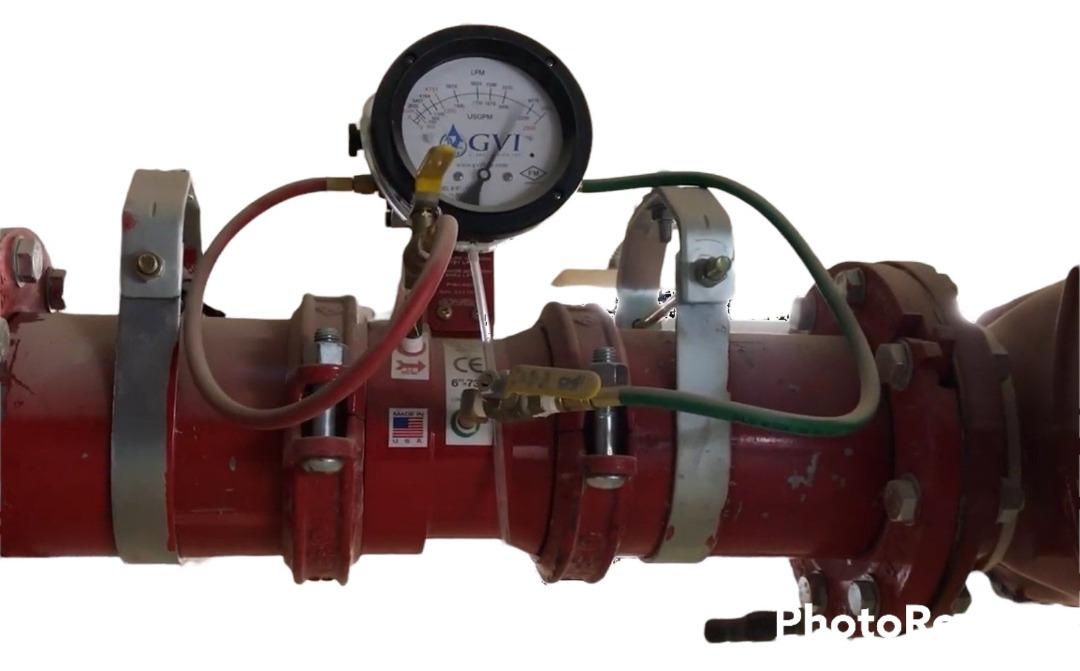 Fire Pump Test Meters / Flow Meter Venturi Type Commercial