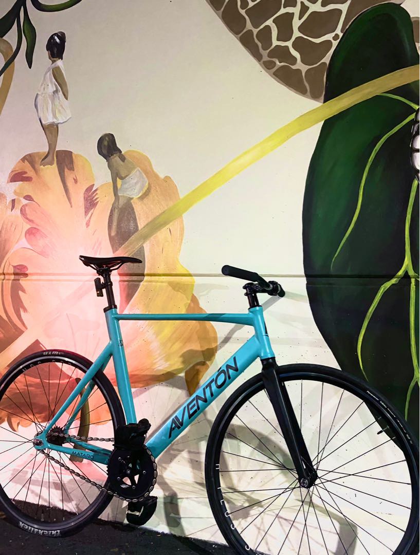Fixed gear bike aventon best sale