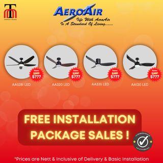 [FREE INSTALLATION] Aeroair Ceiling Fans