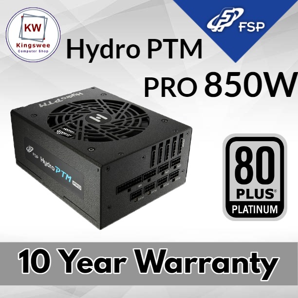 FSP Hydro PTM PRO 850W 80+ Platinum Power Supply, Computers & Tech ...