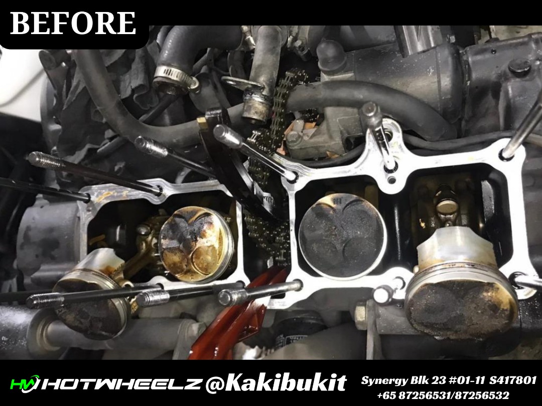 FULL OVERHAUL-HONDA CB400, Motorcycles, Motorcycle Accessories on Carousell
