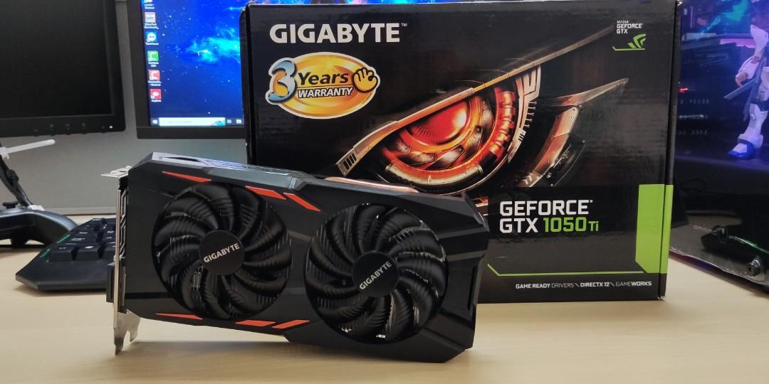 Gigabyte GTX 1050 Ti 4GB Computers Tech Parts Accessories