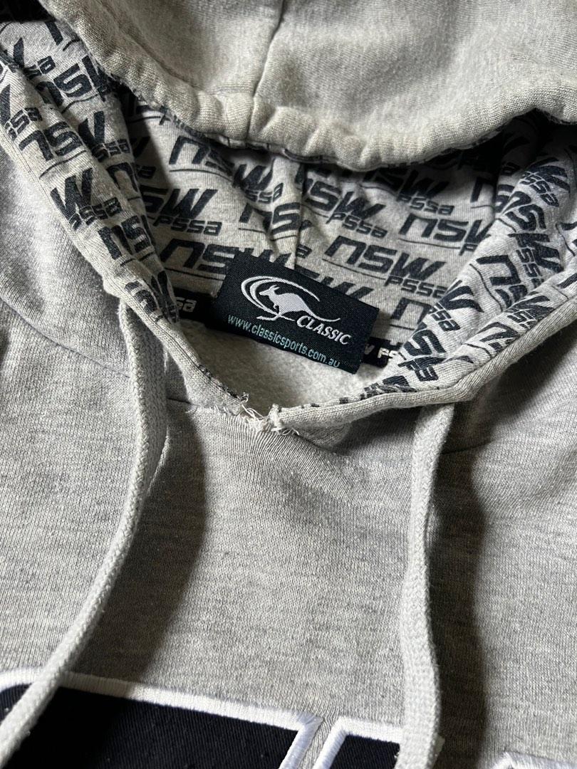Gray hoodie (Category: Coats, Jackets and Outerwear) located in Rizal, Mindoro Occidental. Submitted by pingket (Listing ID 1182354401, Image 2). Description: Rfs: Decluttering - has stains but can be removed by washing Sleeve length: 22 Length: 25.