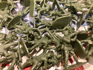 Green Man Vintage Plastic Military Toy Soldiers