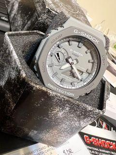 台灣卡西歐G-SHOCK 農家橡樹 防水電子錶 GA-2100系列-灰(GA-2110ET-8A)