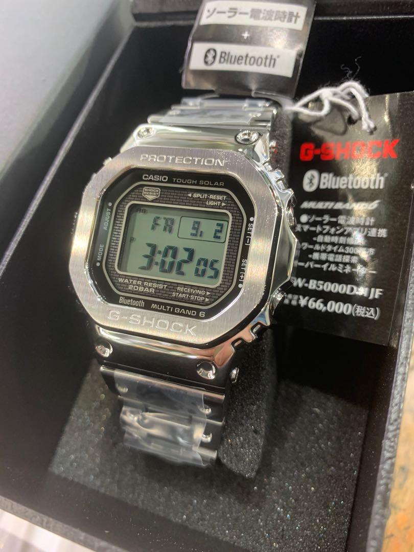 日本版G-SHOCK GMW-B5000D-1JF, 名牌, 手錶- Carousell