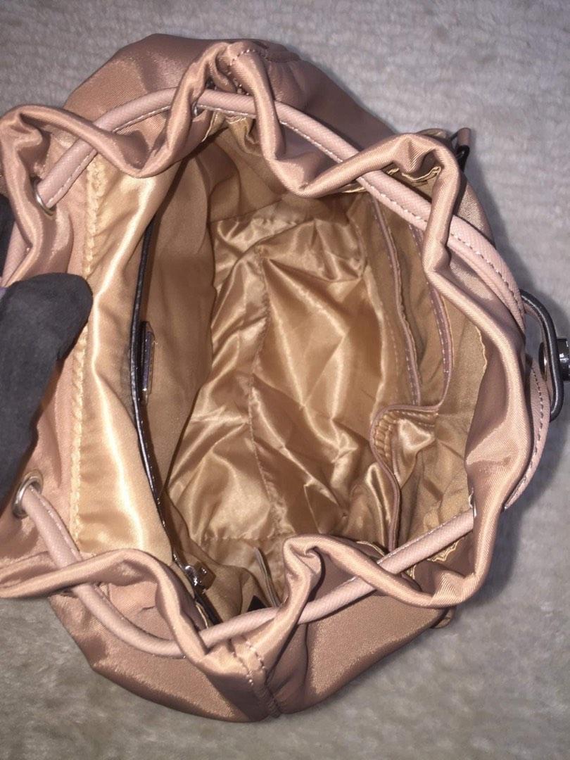 GUESS ALTUNA SMALL BACKPACK BEIGE, Women's Fashion, Bags & Wallets